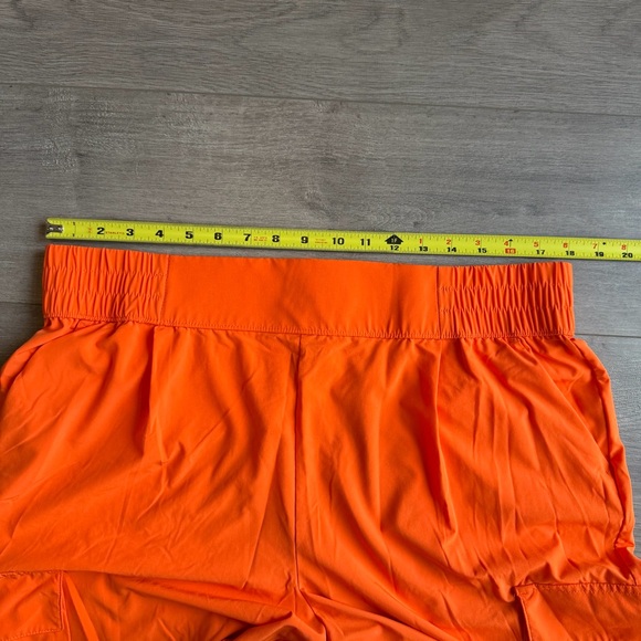 EUC JoyLab Cinch Hem Woven Cargo Pants - Orange - size XL - Picture 4 of 5